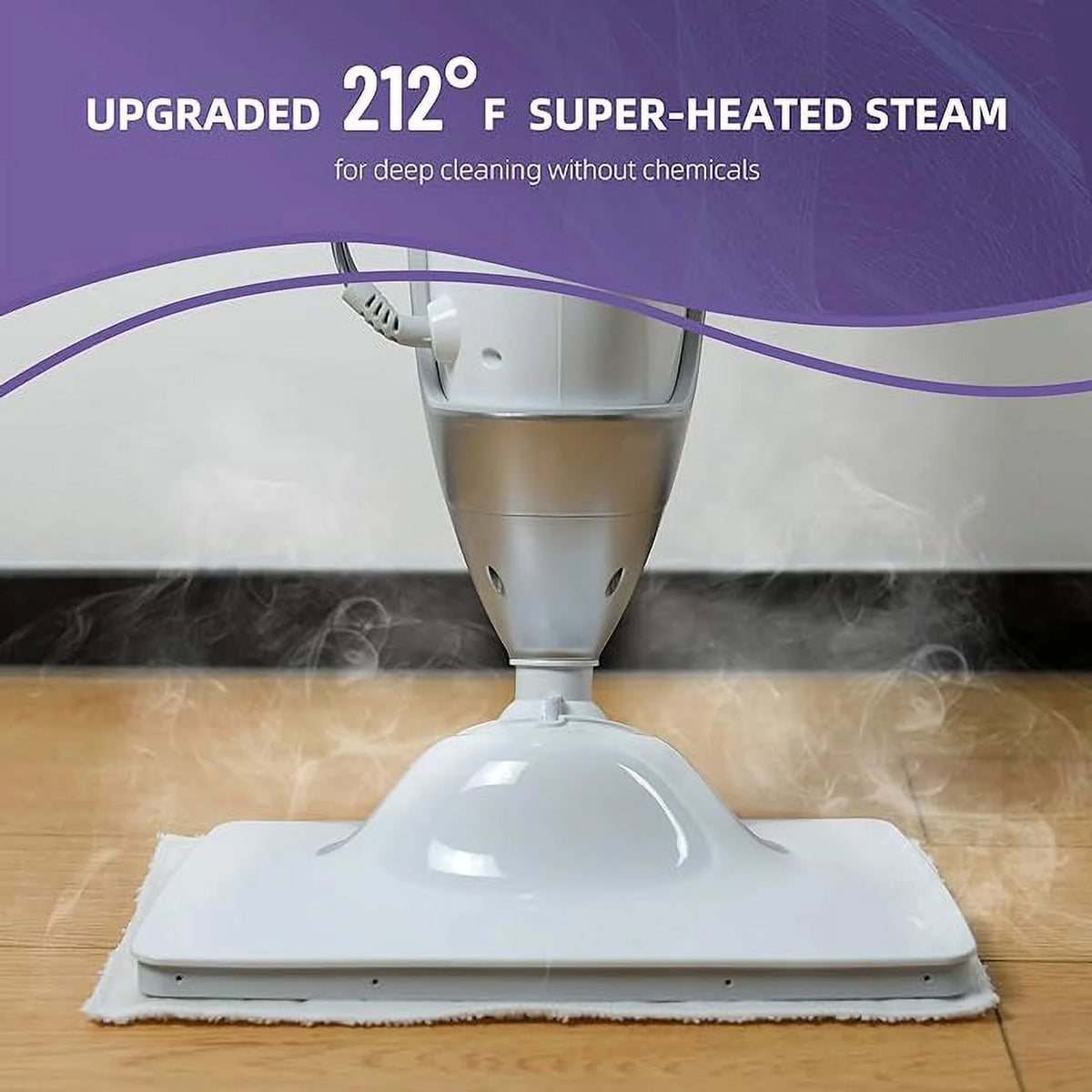White Multi-Functional Steam Mop Z834267