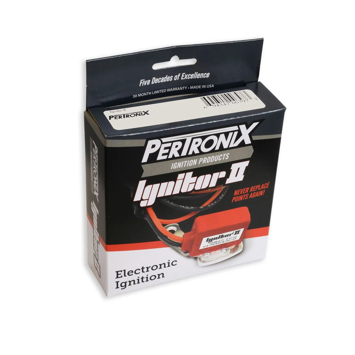 Ignitor II Kit for 8 Cylinders Single Point Distributors 12-Volt Negative Ground Z1519
