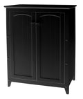 Black Double Door Cabinet R7461
