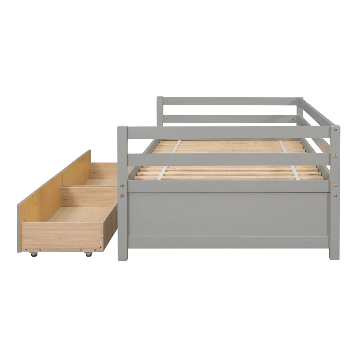 Twin Wood Daybed with Two Drawers R675