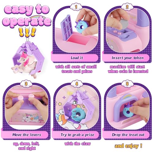 Mini Claw Machine with Toys Inside Y8477