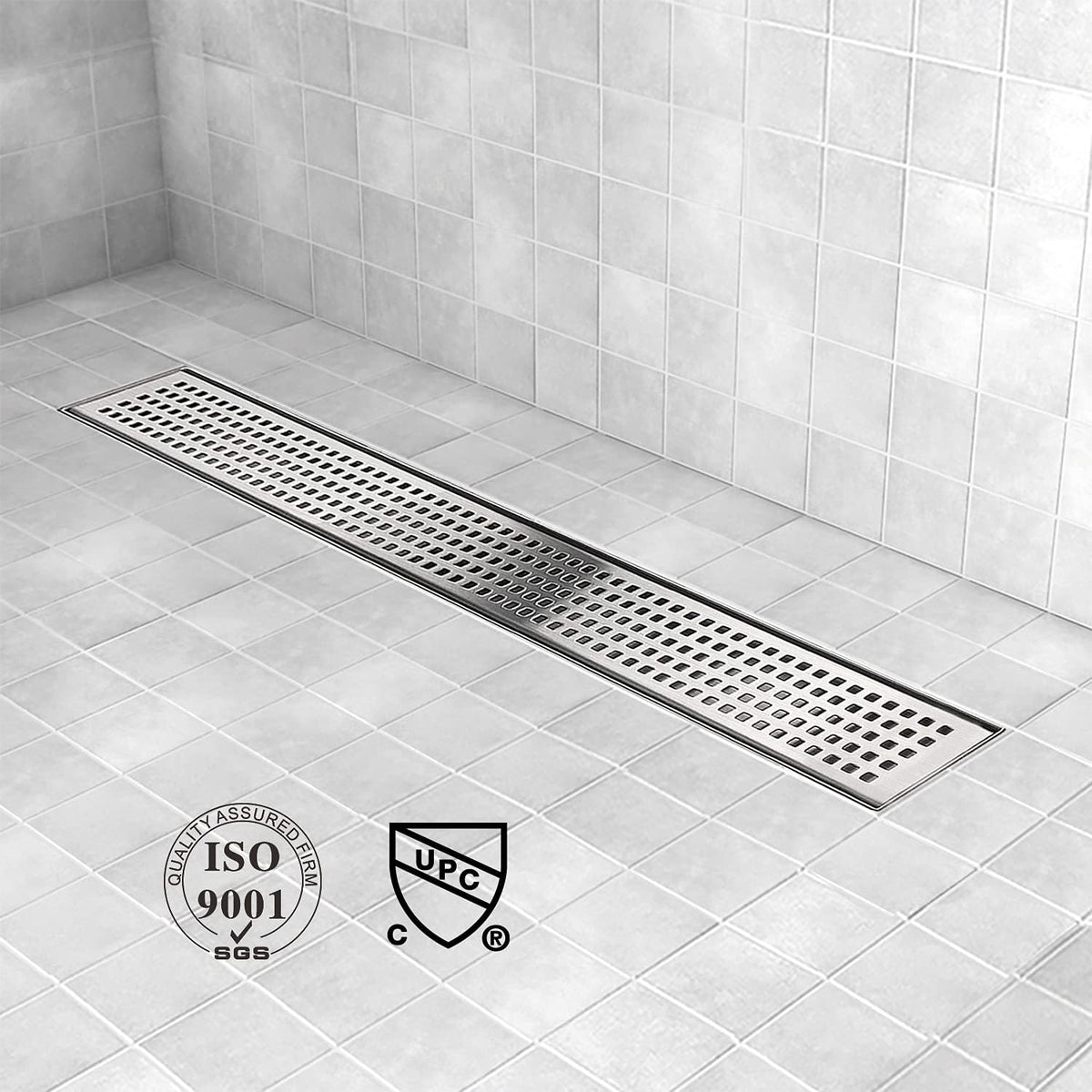 28 inch Brushed 304 Stainless Steel Linear Shower Drain Pack of 2 U995000