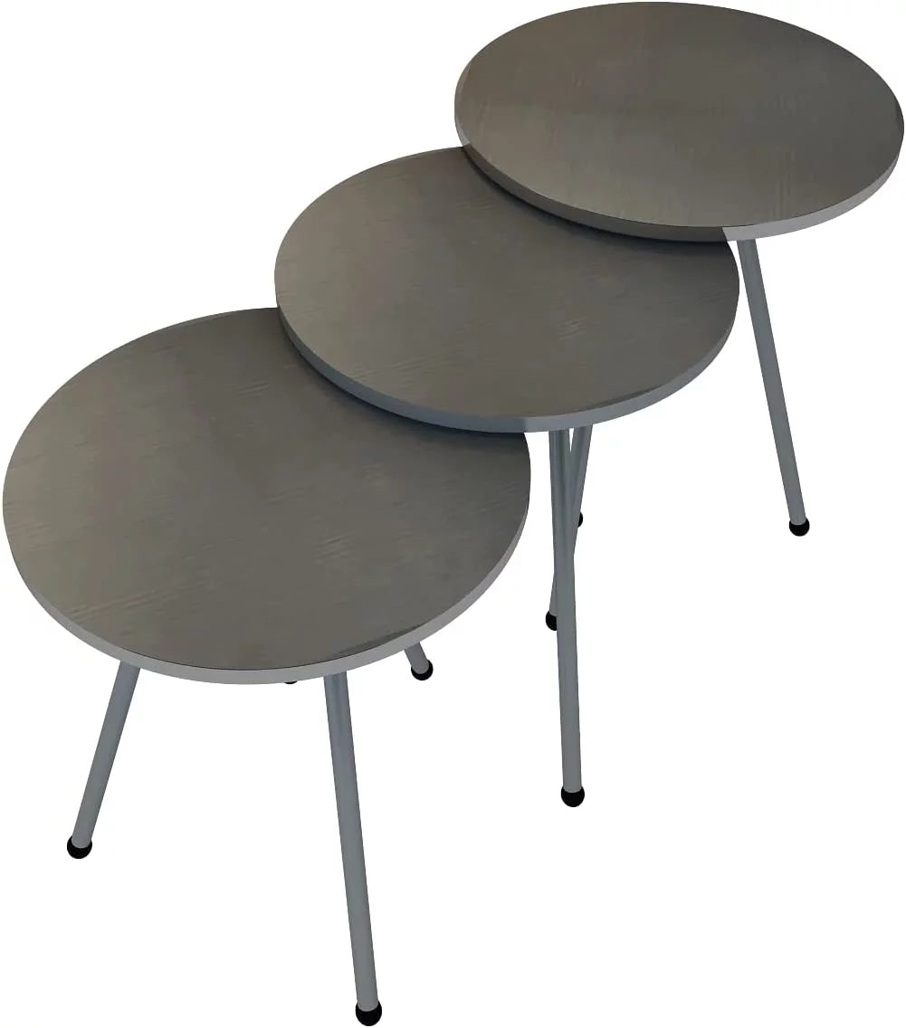 Set of 3 Round Nesting Tables L62093