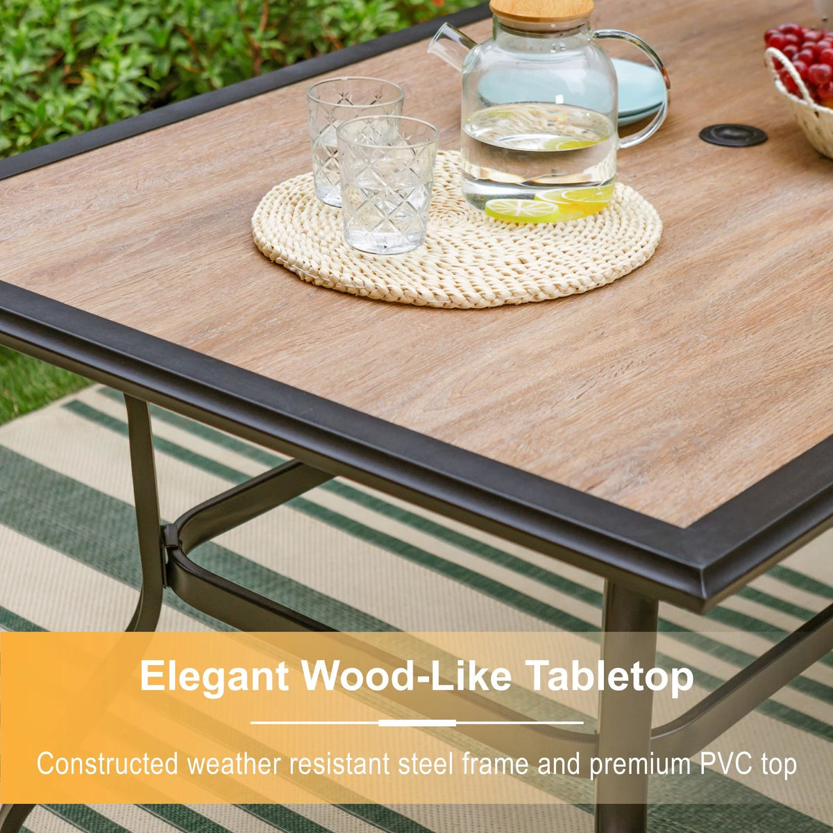 7 Pieces Outdoor Patio Dining Set T60063