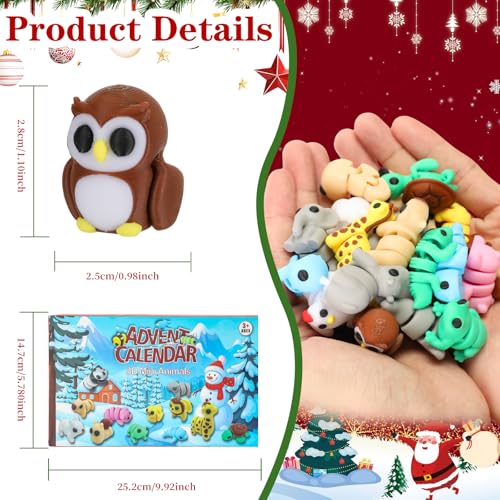 3D Printed Animal Advent Calendar Set B176441