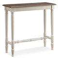 Oak Finish Wood Console Table B297243