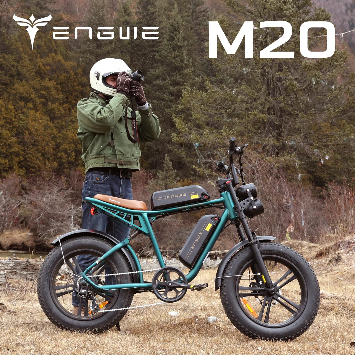 750W 20" Fat Tire Electric Bike with 48V 26Ah Battery G780538