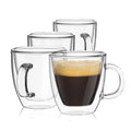 Double Wall Insulated Espresso Glass Set of 4 T59723
