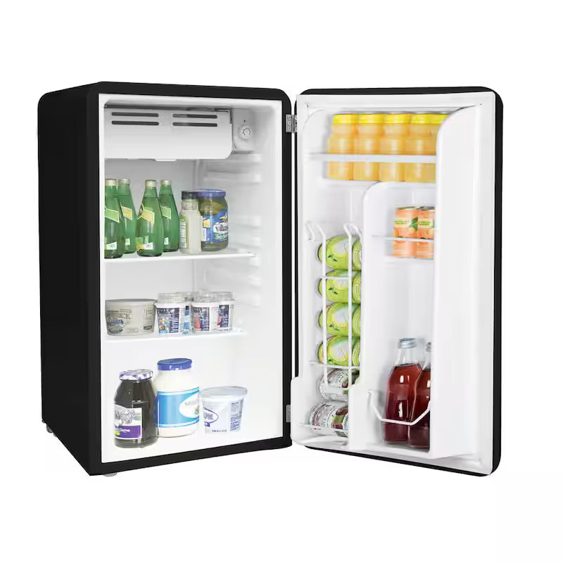 Black 3.2 cu. ft. Mini Fridge with Freezer C87726