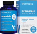 500mg Bromelain 250mg Quercetin 60 Vegan Capsules A9270