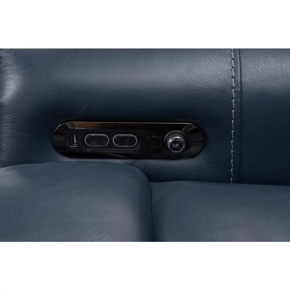 Blue Power Recliner L6830