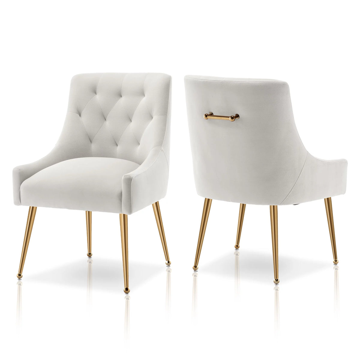 Velvet Dining Chairs Set of 2 B297740