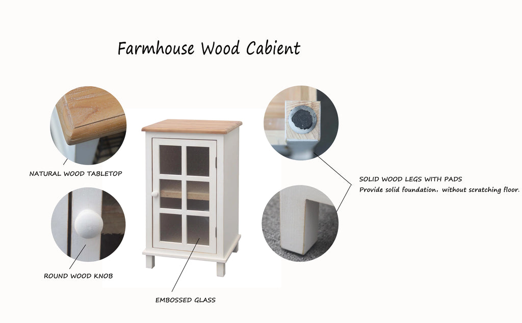 Wood Storage Cabinet E726