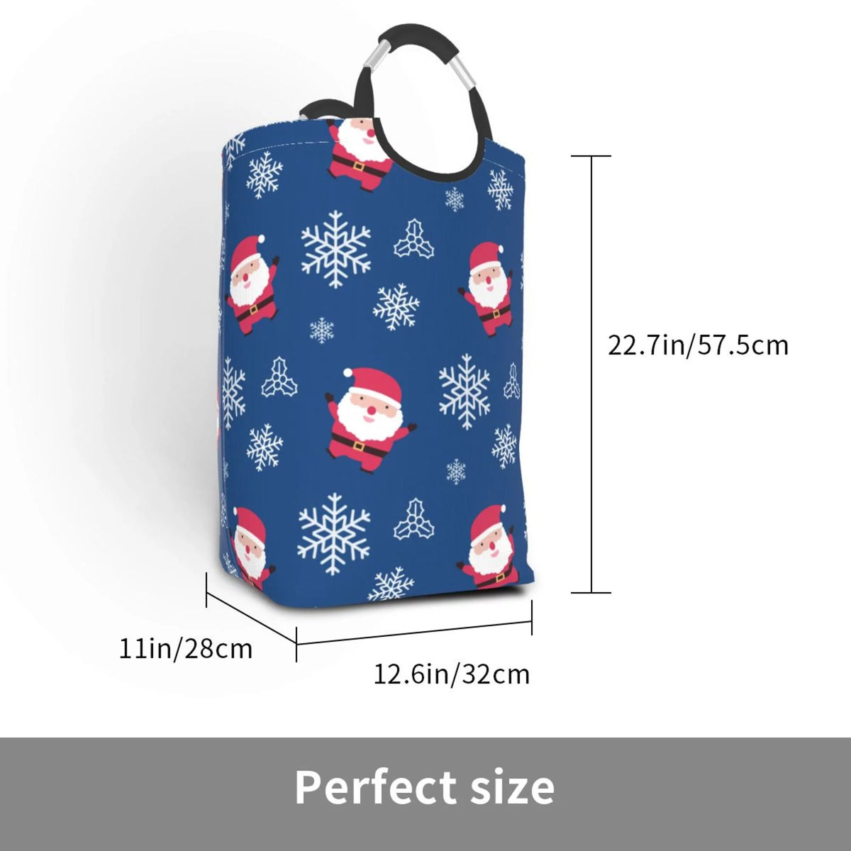 50L Rectangular Waterproof Foldable Laundry Hamper J245616