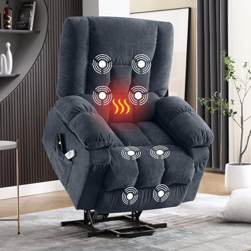 Power Lift Recliner Chair with Vibration Massage and Lumbar Heating G85696