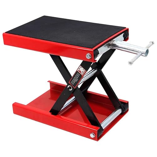 1100lb Motorcycle Scissor Lift Jack with Wide Deck E79096