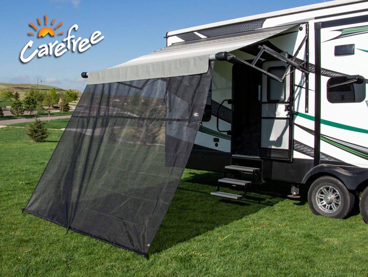 Black RV Awning EZ Zip Blocker G9274