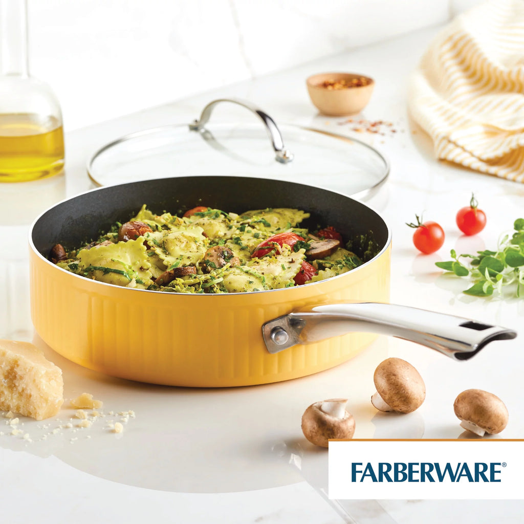 Nonstick Cookware Saute Pan with Lid I108116