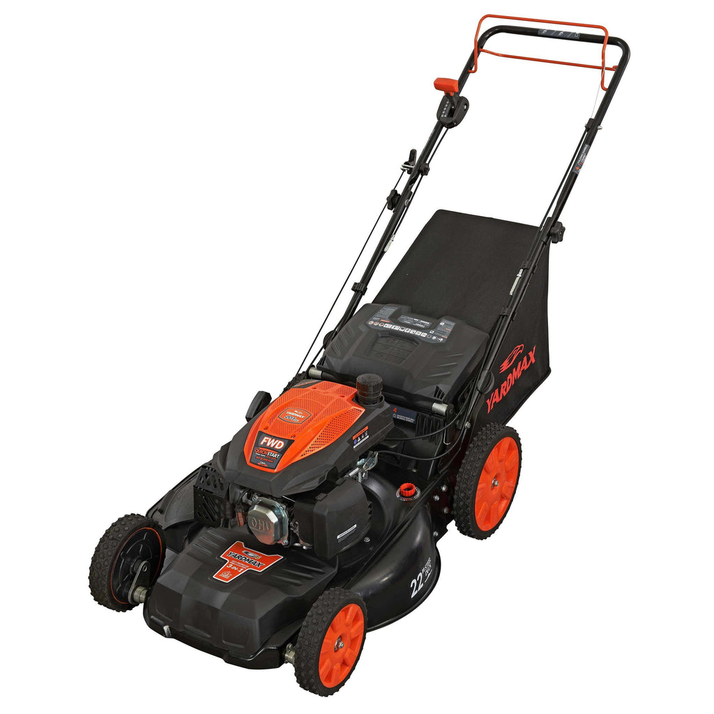 22 in. 201cc 6 Speed Gas Self Propelled Lawn Mower W844501