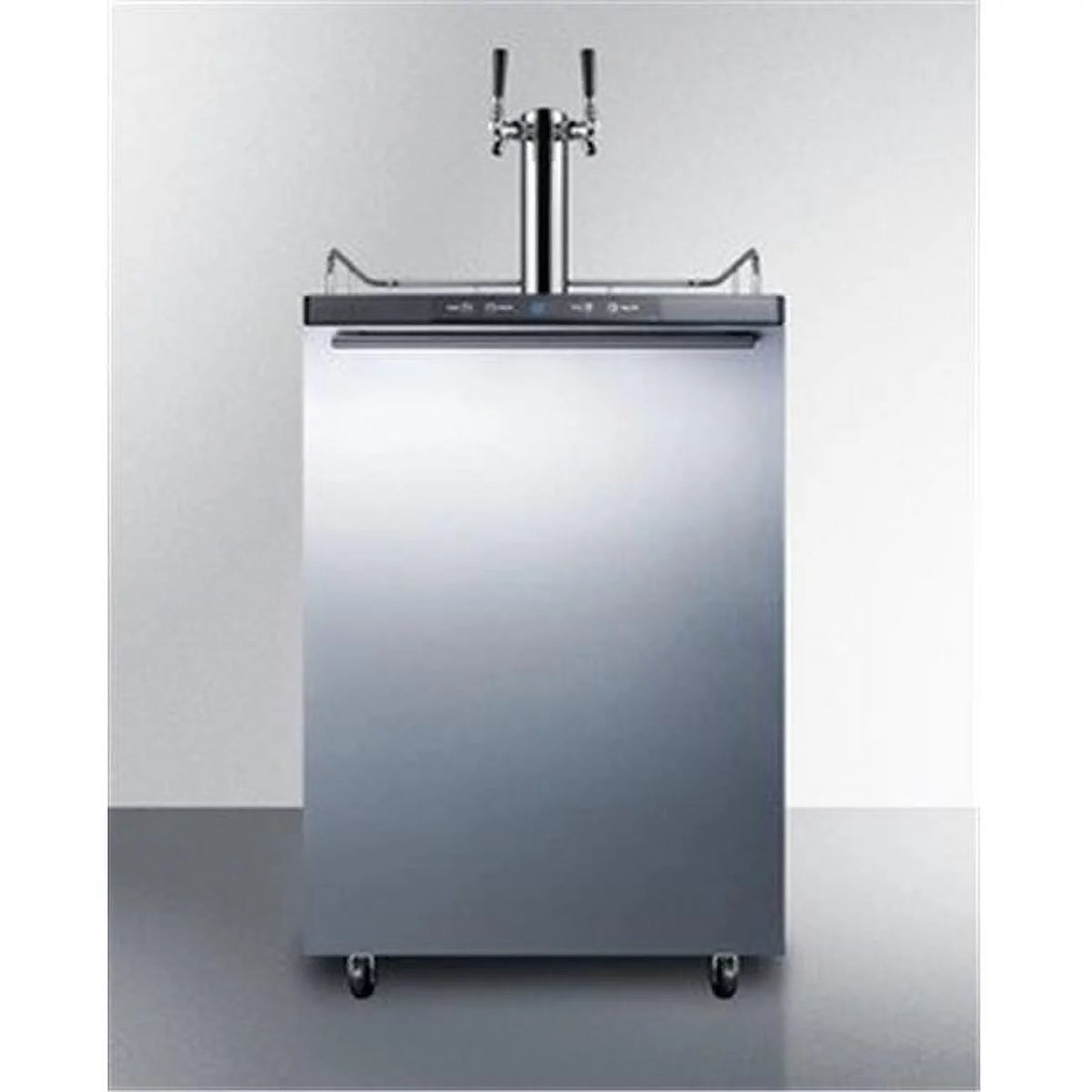 Black Dual Tap Built-in Beer Dispenser U679