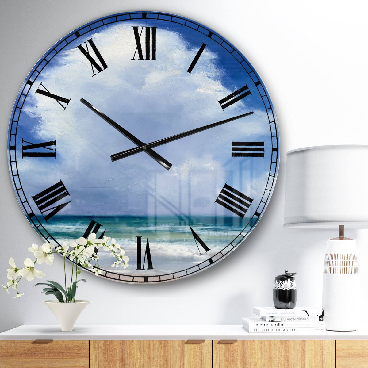 Oversized Metal Clock 29 in. Wide x 29 in. High H305651