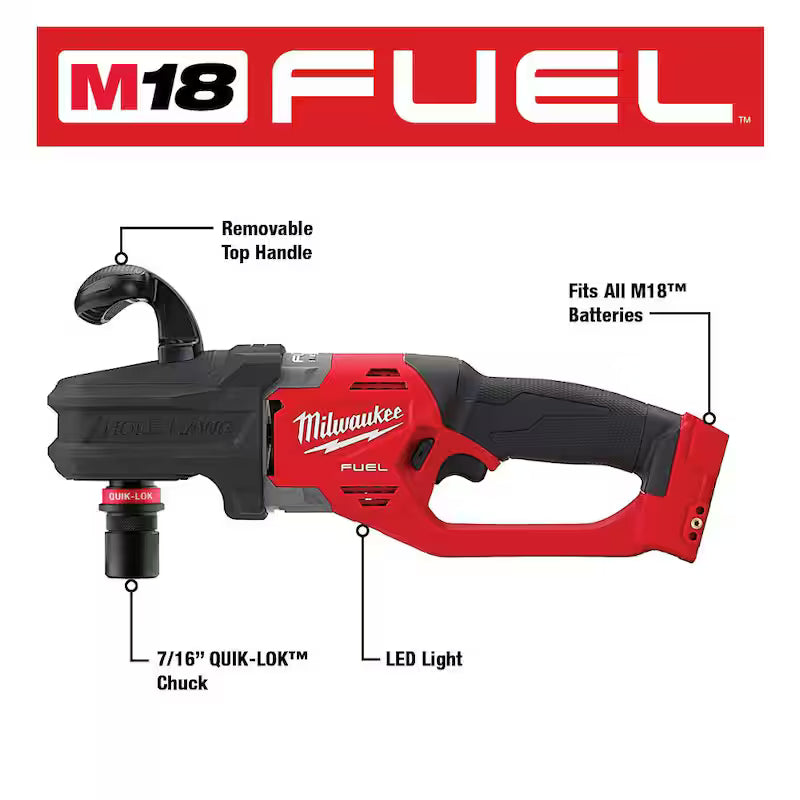 18V Lithium-Ion Brushless Cordless Right Angle Drill G890