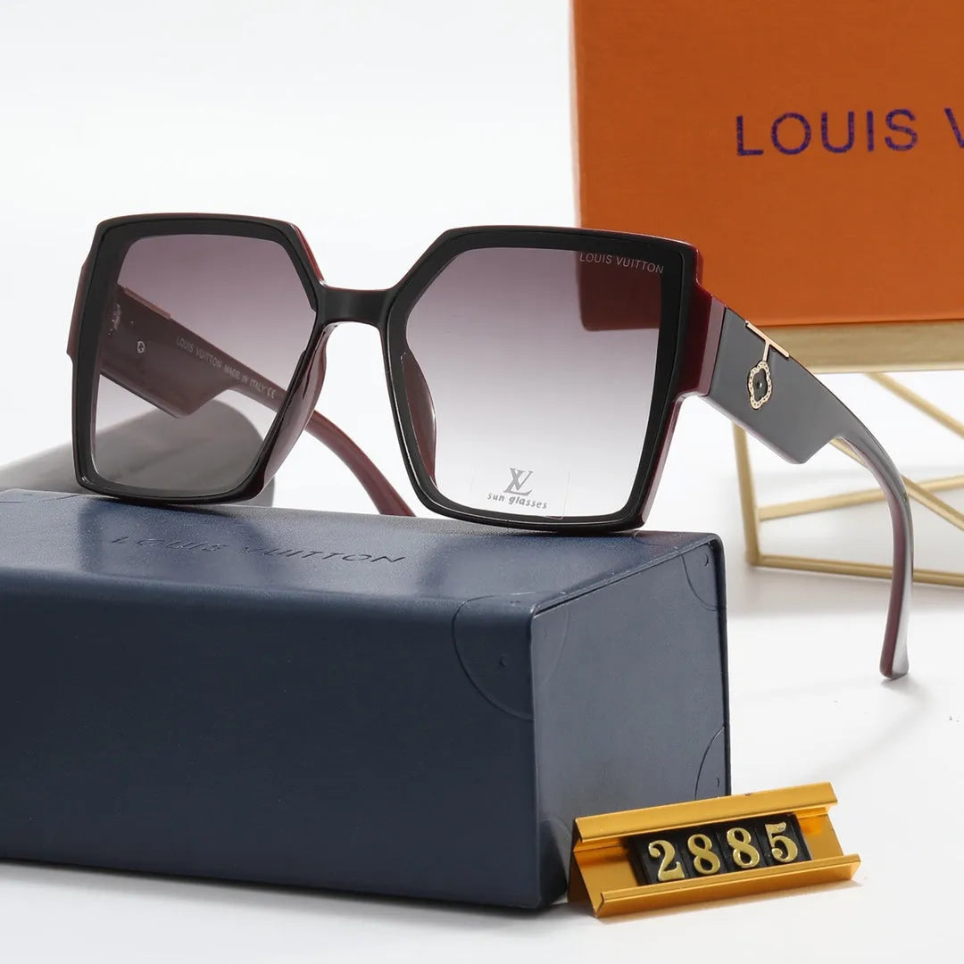 Square Frame Polarized Sunglasses L98558