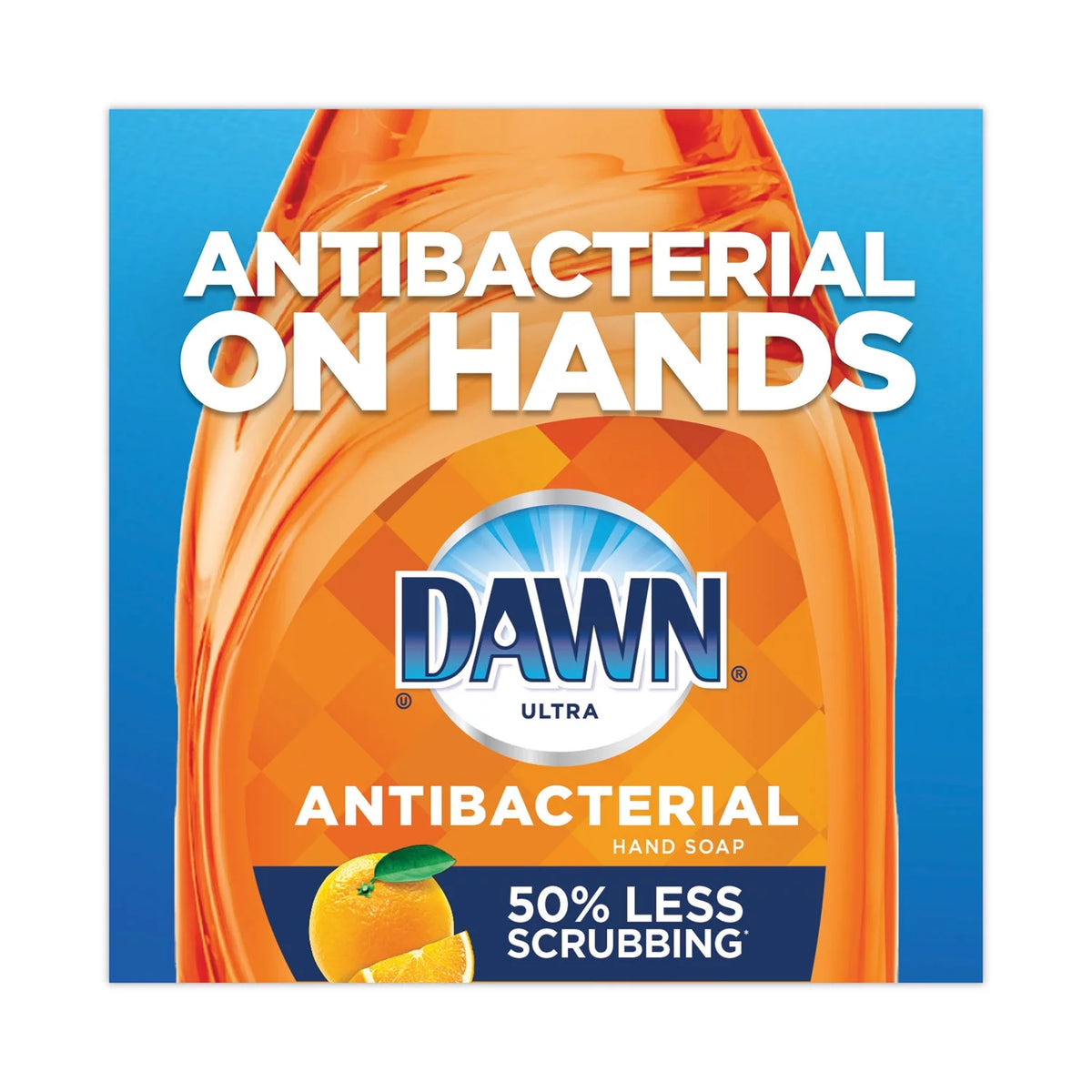 Antibacterial Dishwashing Liquid Orange Scent 38 oz M974