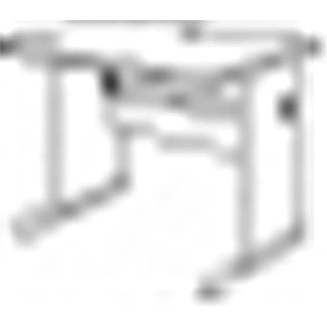 Desk - 36 W x 26.87 D x 29.87 H in. - Melamine - Hansen Cherry & Galaxy E754415