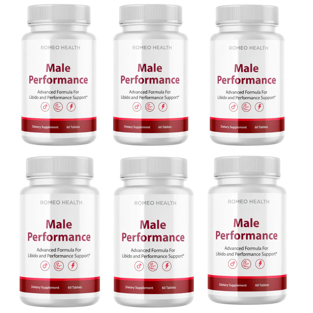 6 Bottles Male Performance 60 Capsules Y625