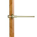 Satin Brass Retractable Pullout Garment Rod D24486