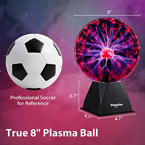 8 Inch Plasma Globe Touch & Sound Sensitive Lamp M633272