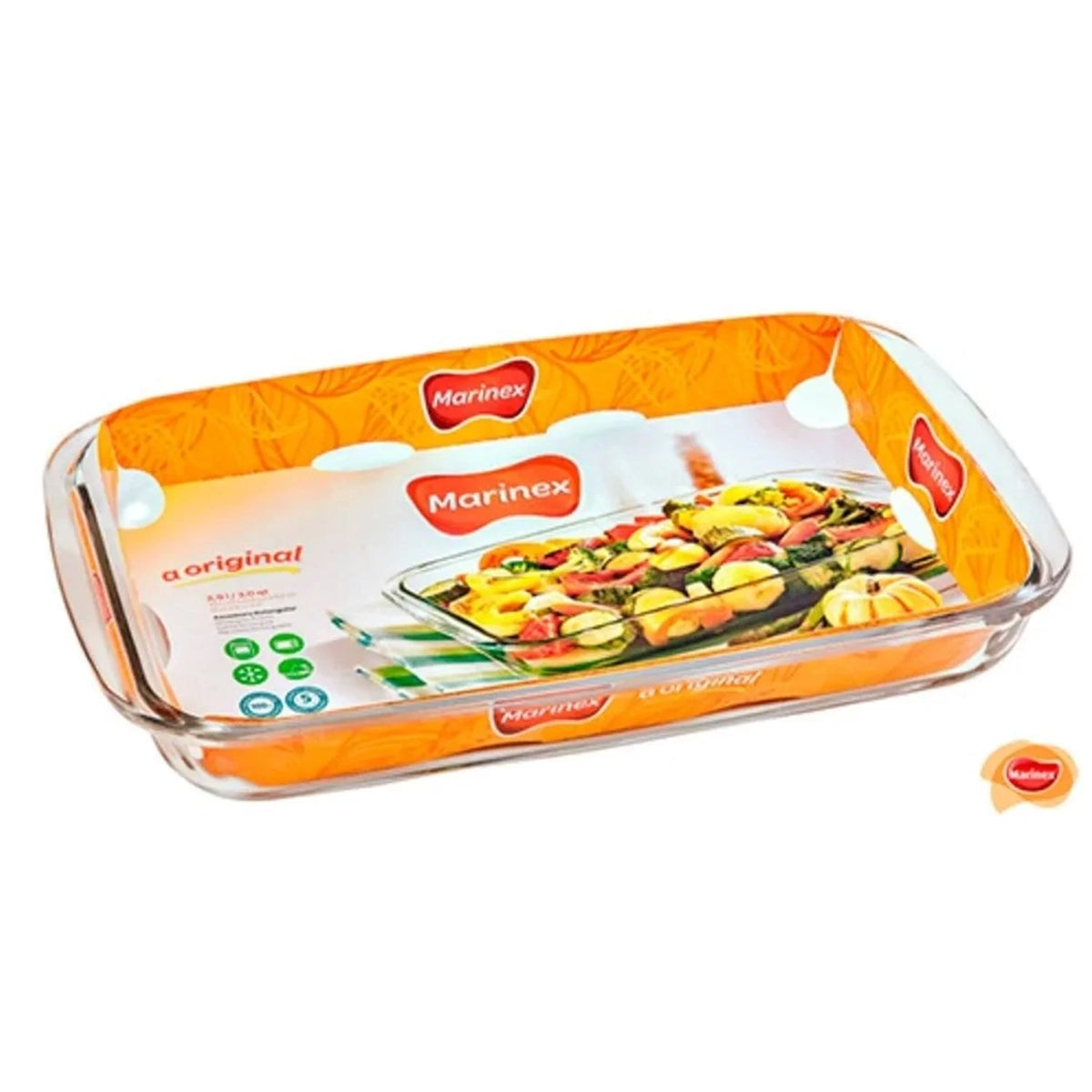 2-Piece Glass Bakeware Set Y606