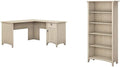 L Shaped Desk with Storage O61219