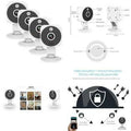 1080p Full HD Wireless Indoor IP Security Camera 4-Pack R844927