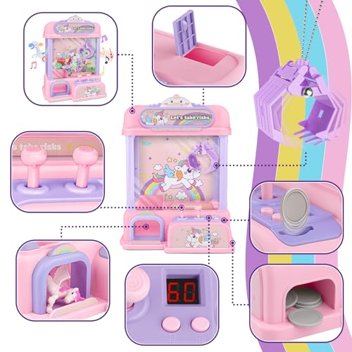Mini Claw Machine with Toys Inside Y8477