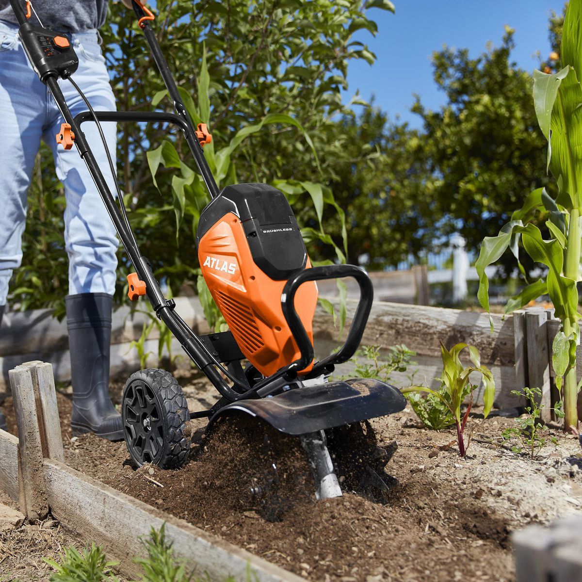 80V Brushless Cordless 10 in. Cultivator Z57353