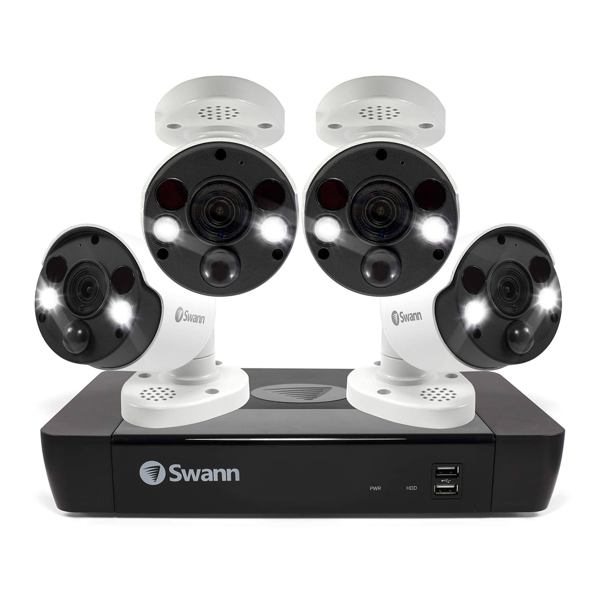 4 Camera 8-Channel 4K Ultra HD 2TB NVR Security System C473