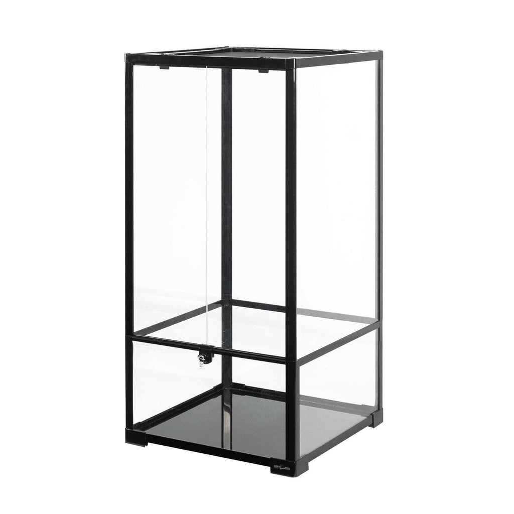 Knock Down Glass Terrarium with Double Hinge Door 18 x 18 x 36 F276
