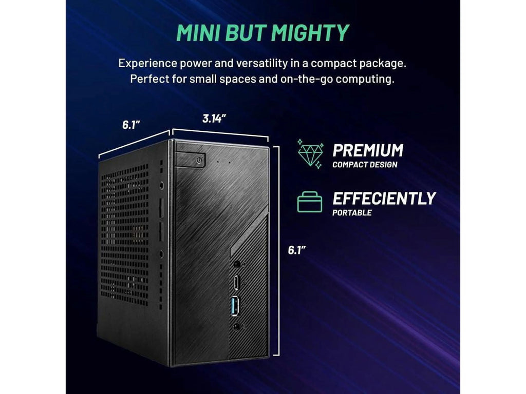 Mini Gaming PC AMD Ryzen 5 5600G 16GB RAM 1TB SSD P3076