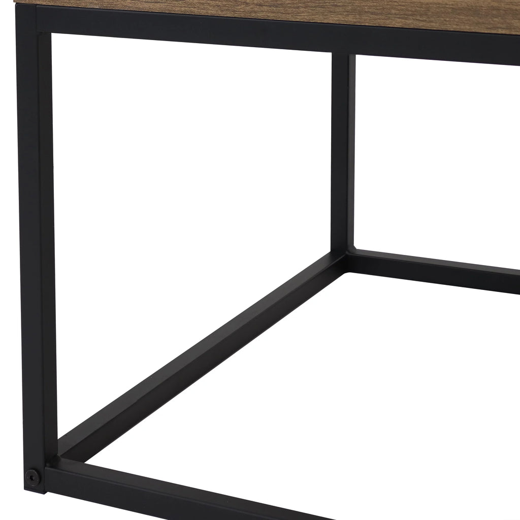 Brown Coffee Table with Removable Serving Tray U305469
