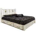 Full Size Platform Bed with Storage G691