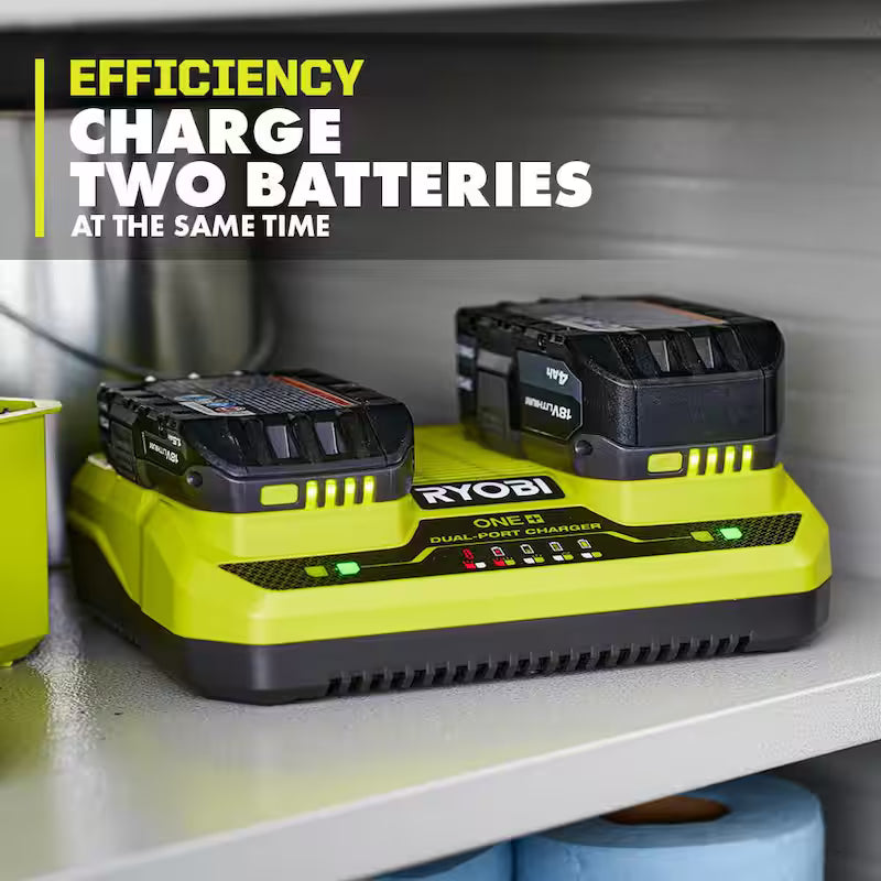 18V 1.5 Ah Batteries with Dual-Port Charger Starter Kit S766329