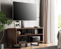 Swivel Wood Storage TV Stand with Mount up to 70 Inch W153