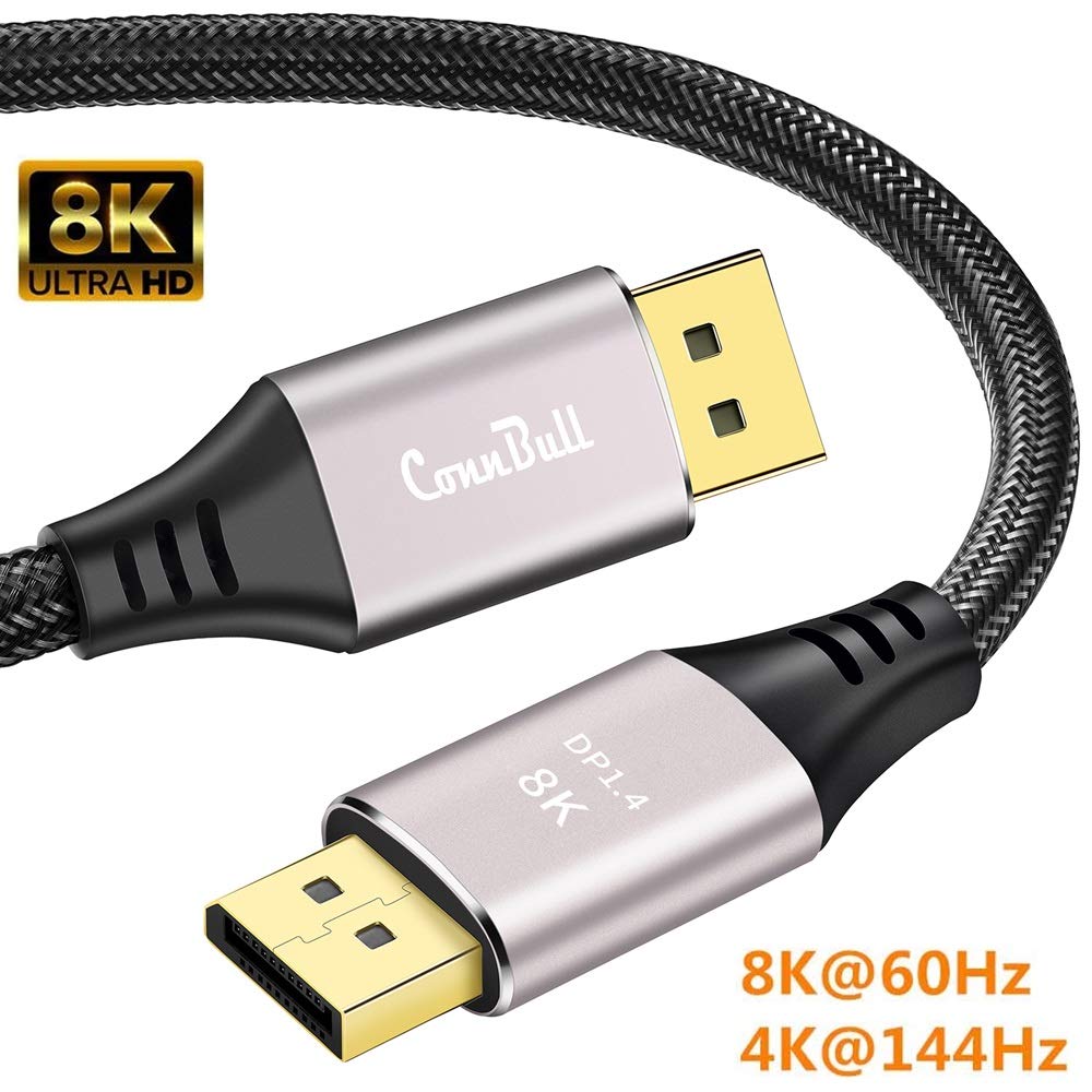 Fiber Optic DisplayPort 1.4 Cable 50ft 8K 32.4Gbps P2739