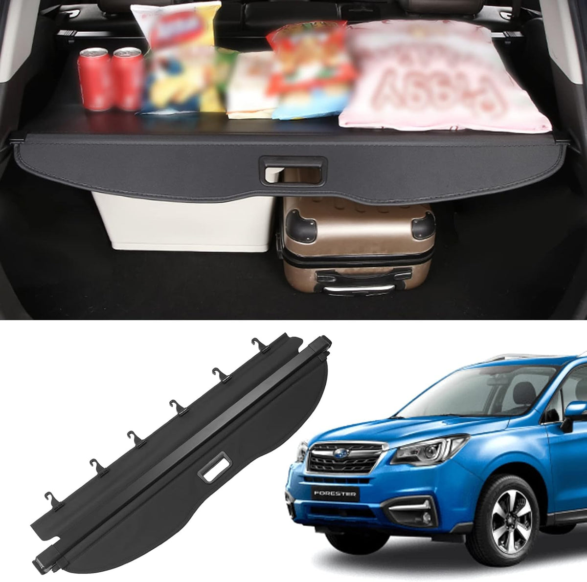 Black Cargo Cover Pack of 2 A521822
