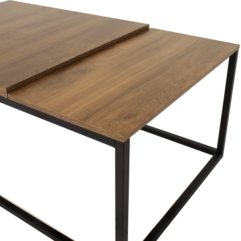 Brown Coffee Table with Removable Serving Tray U305469