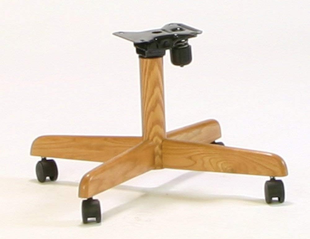 Compatible Replacement Chair Base for Swivel Tilt Caster Chairs Set of 2 T8972