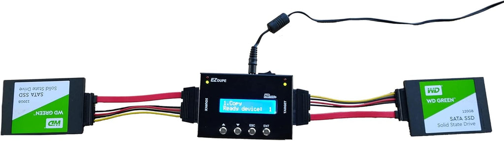 SATA 3.5 & 2.5 Hard Drive Duplicator & Data Eraser R7613