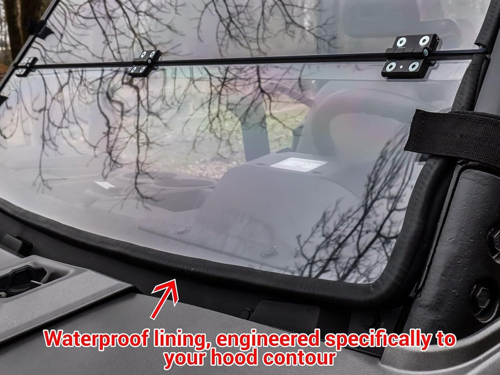 Scratch Resistant Flip Down Front Windshield N6730